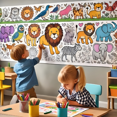 3 Mtr Colouring & Graffiti Drawing Roll Mats