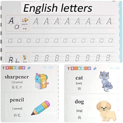 Magic Practice Copybook Set for Preschoolers – Reusable Calligraphy & Handwriting Workbook