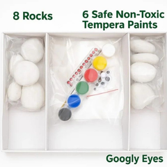 Rock Art Painting Kit — DIY Creative Craft Set for Kids