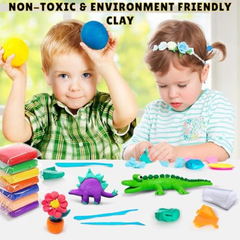 Air-Dry Clay Creative Set – 12 Bright Colours