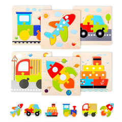 Wooden Puzzle Set — Early Learning Puzzle for Kids