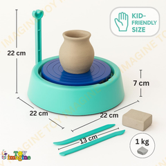 Kids pottery wheel kit