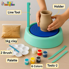 Kids pottery wheel kit