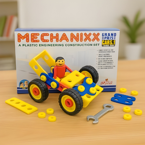 Plastic Mechanical Car DIY Activity Set for Kids