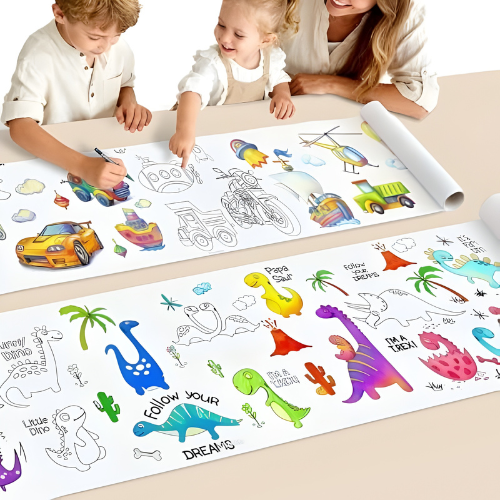 3 Mtr Colouring & Graffiti Drawing Roll Mats