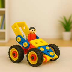 Plastic Mechanical Car DIY Activity Set for Kids