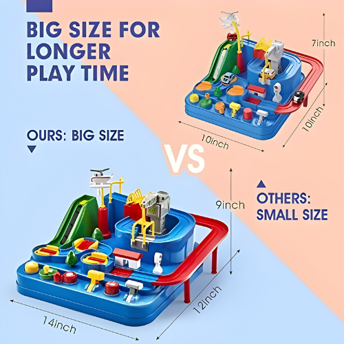 Car Adventure Toy for 0–3 Years, Boys & Girls & Kids