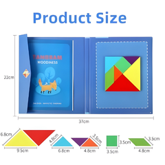 Magnetic Educational Montessori Learning Geometric Puzzle Set