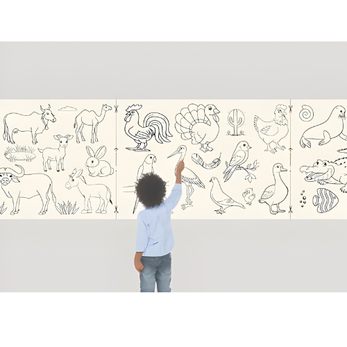 3 Mtr Colouring & Graffiti Drawing Roll Mats