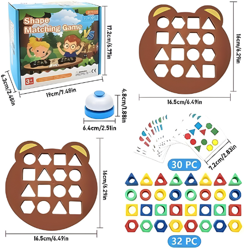 Montessori Shape Matching Puzzle Game