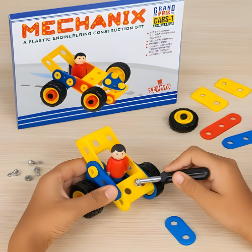 Plastic Mechanical Car DIY Activity Set for Kids