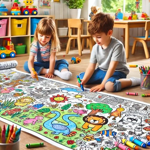 3 Mtr Colouring & Graffiti Drawing Roll Mats