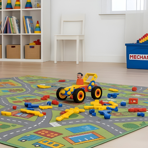 Plastic Mechanical Car DIY Activity Set for Kids