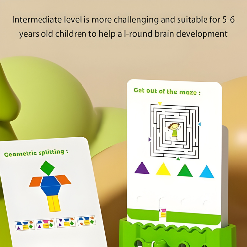 Preschool Educational Learning Cards for Early Skills & Problem-Solving