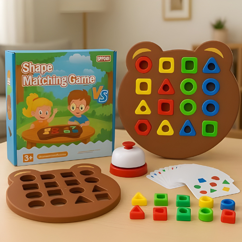 Montessori Shape Matching Puzzle Game