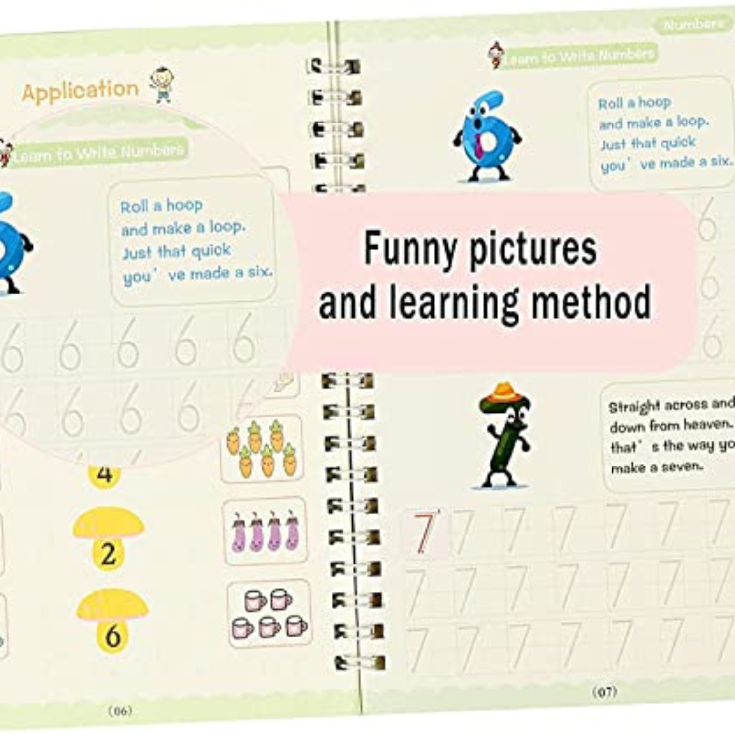 Magic Practice Copybook Set for Preschoolers – Reusable Calligraphy & Handwriting Workbook