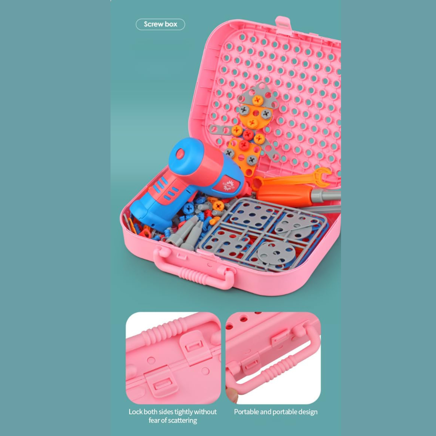 Happy Hues 232-Piece Mosaic & Educational Construction Set