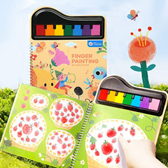 Thumbprint Painting Kit — Mess-Free, Non-Toxic Art Fun