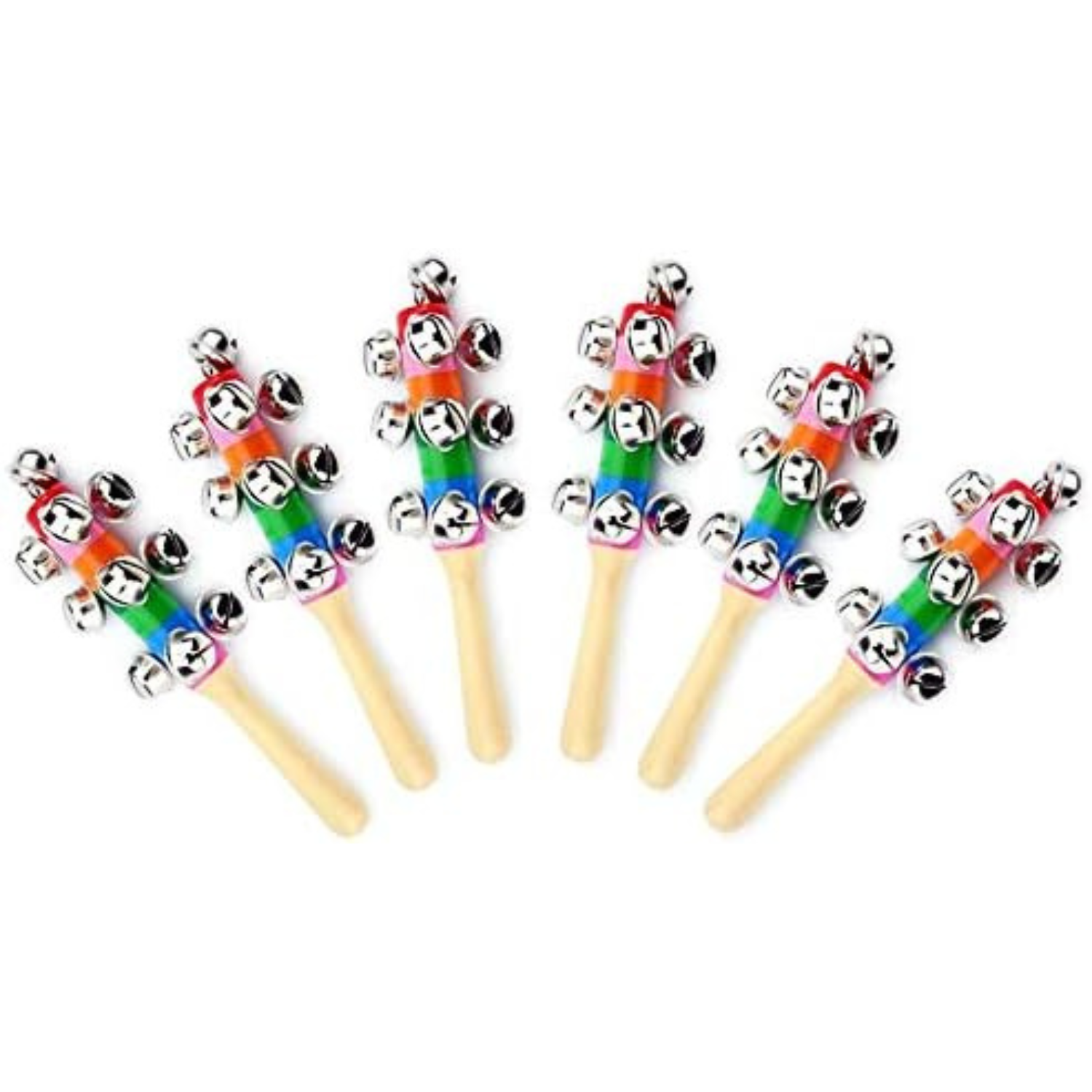 Wooden Jingle Hand Bells