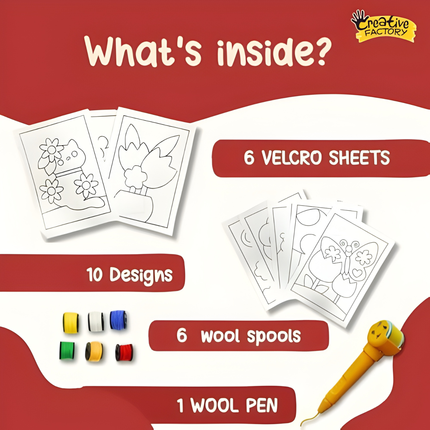 Woolcro Creative Factory Woolcro - Springtime Pals