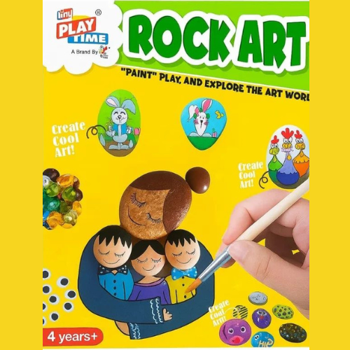 Rock Art Painting Kit — DIY Creative Craft Set for Kids