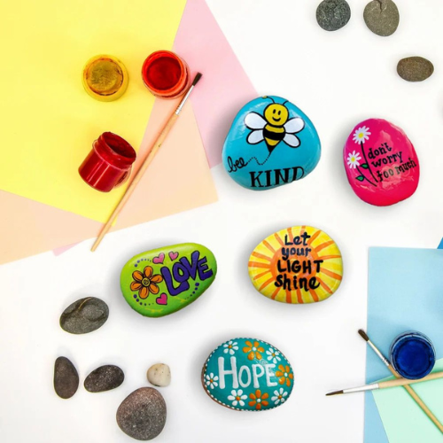 Rock Art Painting Kit — DIY Creative Craft Set for Kids