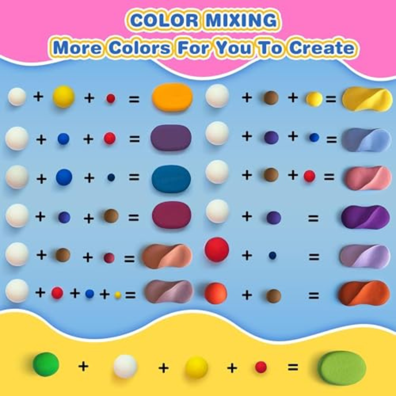 Air-Dry Clay Creative Set – 12 Bright Colours